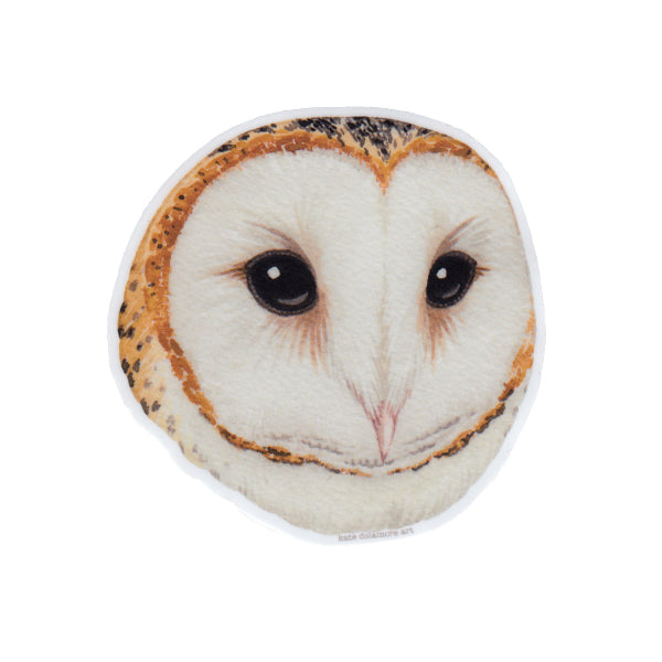 Barn Owl (Portrait) Vinyl Sticker