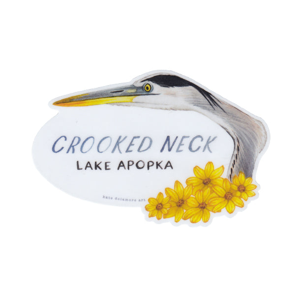 Crooked Neck of Lake Apopka Vinyl Sticker