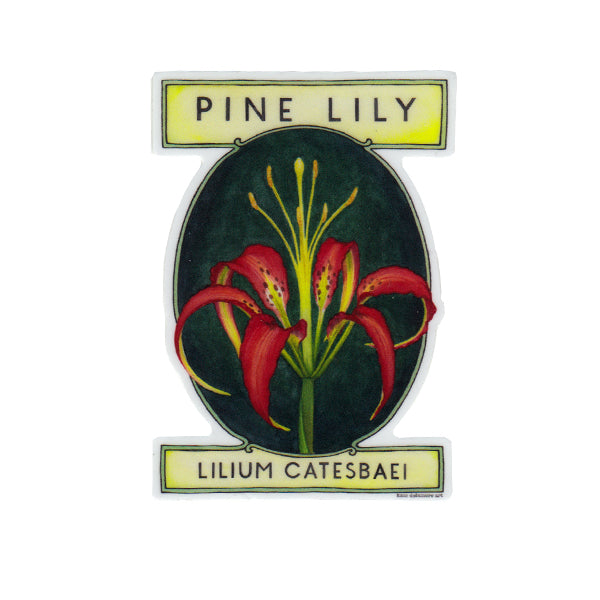 Pine Lily Vinyl Sticker