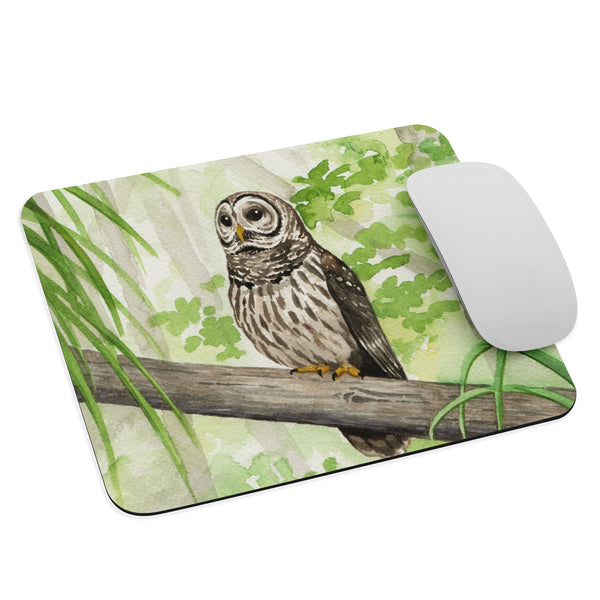 Barred Owl Mouse Pad