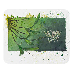 Green Fly Orchid Mouse Pad