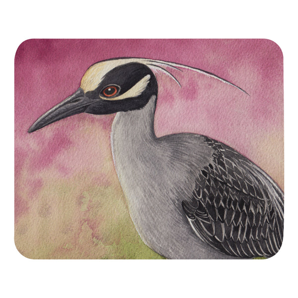 Yellow-crowned Night Heron Mouse Pad