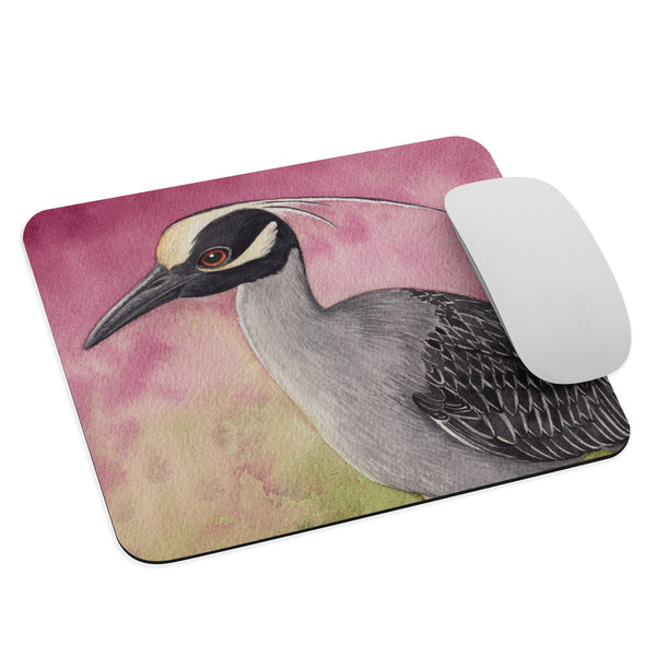 Yellow-crowned Night Heron Mouse Pad