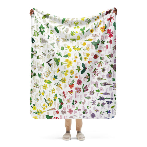 Wildflowers of the Eastern US Sherpa Blanket