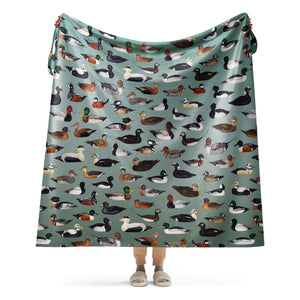 Ducks Sherpa Blanket (Horizontal)
