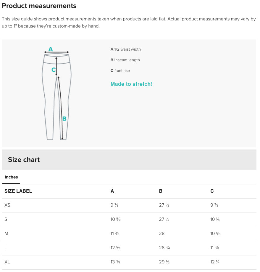 Find Perfect Fit | Women & Men Clothing | Size Chart for Shorts