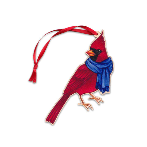 Northern Cardinal (Scarf) Ornament