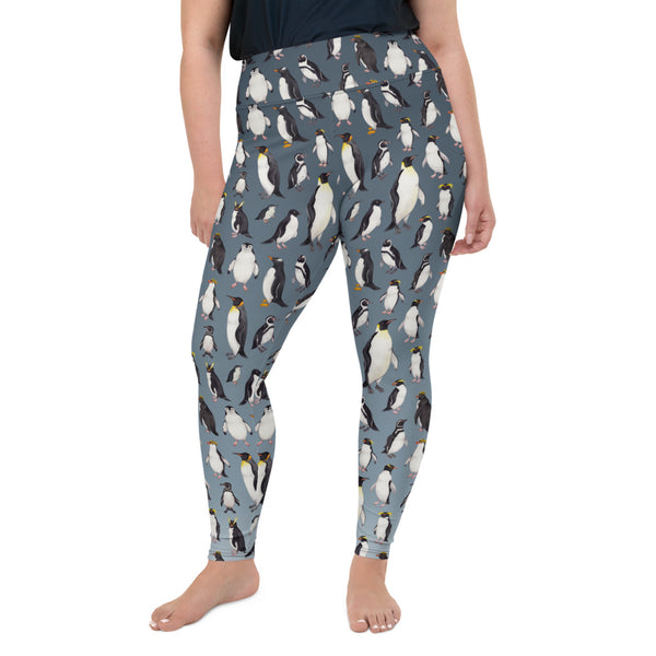 Penguins All-Over Print 2XL-6XL Leggings