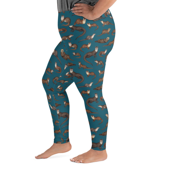 Otters All-Over Print 2XL-6XL Leggings