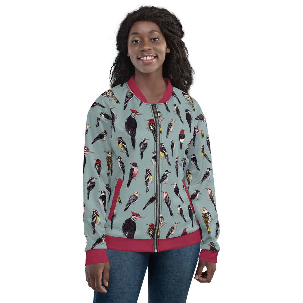 Woodpeckers Unisex Jacket – Kate Dolamore Art
