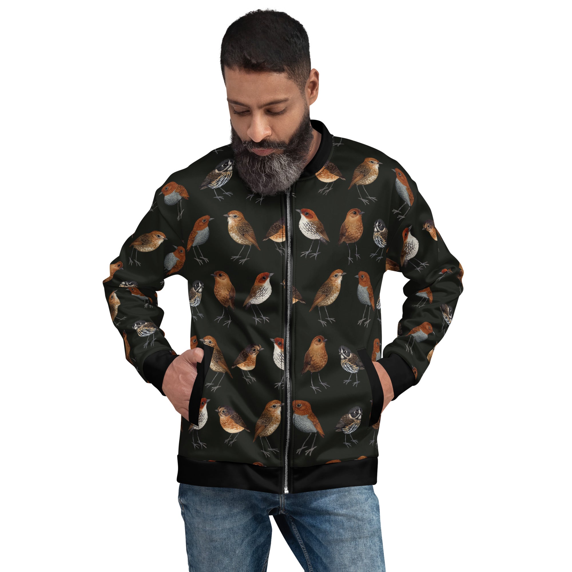 Antpittas Unisex Jacket – Kate Dolamore Art
