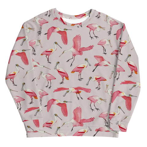 Roseate Spoonbills Unisex Sweatshirt