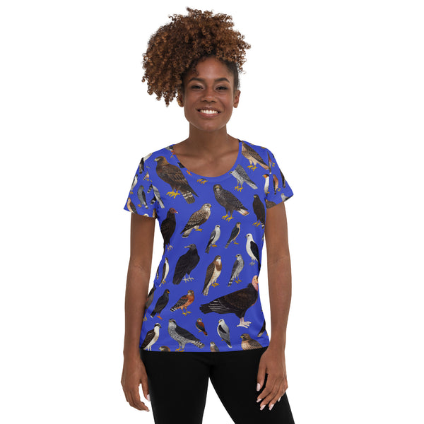 Raptors All-Over Print Women's Athletic T-shirt