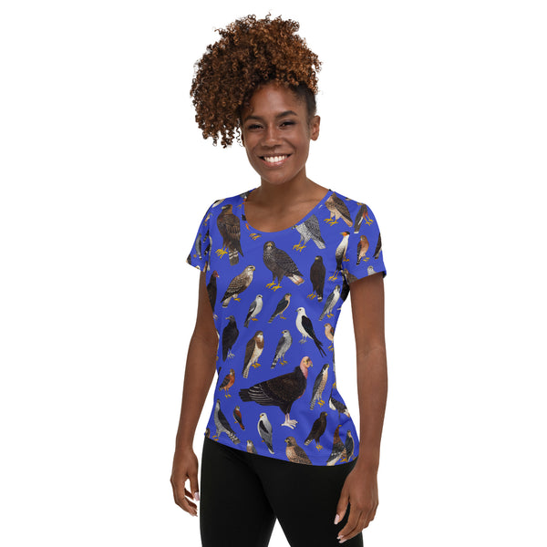 Raptors All-Over Print Women's Athletic T-shirt