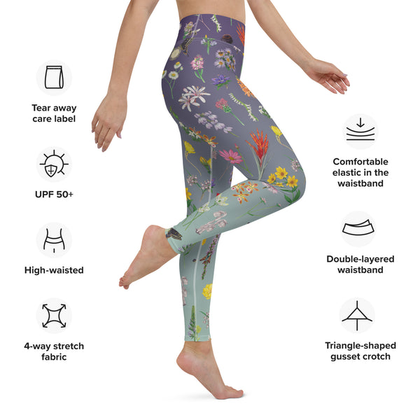Florida Wildflowers (2022) All-Over Print XS-XL Leggings