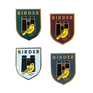 Birder Badge Enamel Pins
