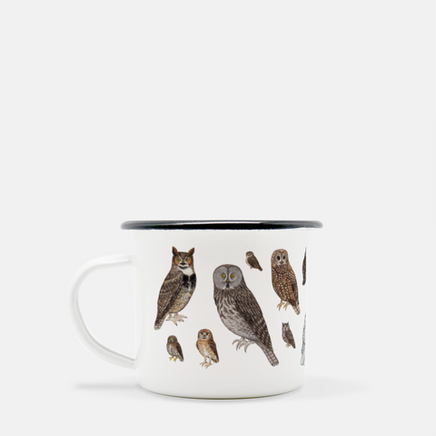 Owls of North America 10 oz. Camp Mug