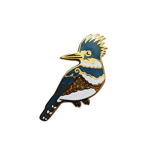 Kingfisher Enamel Pin