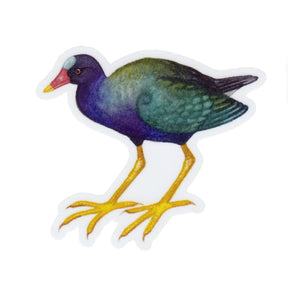 Purple Gallinule Vinyl Sticker