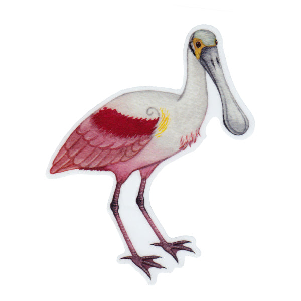 Roseate Spoonbill Vinyl Sticker